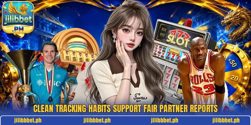 Clean tracking habits support fair partner reports Clean tracking habits support fair partner reports