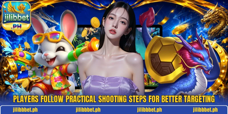 Players follow practical shooting steps for better targeting Players follow practical shooting steps for better targeting