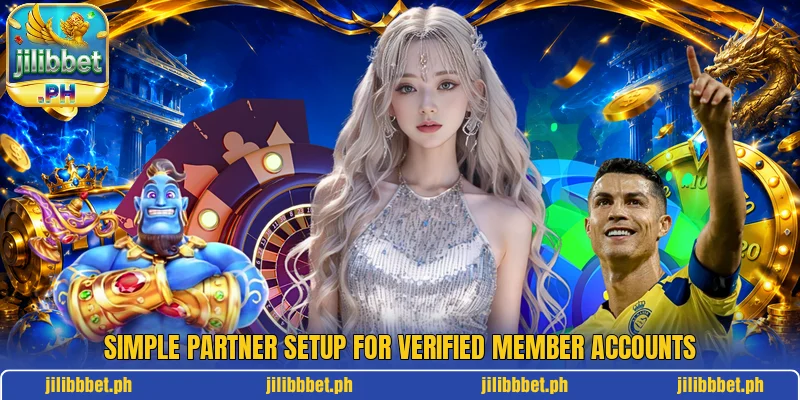 Simple partner setup for verified member accounts Simple partner setup for verified member accounts