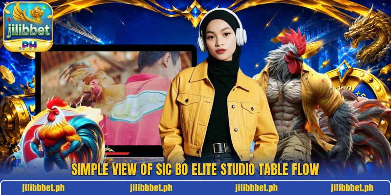 Simple view of Sic Bo Elite Studio table flow